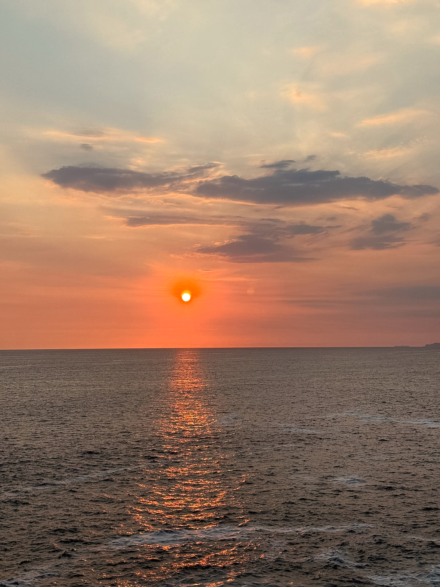 Pacific sunset